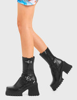 Lamoda New Mission Chunky Platform Ankle Boots, view 3