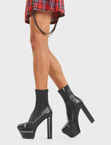 Lamoda No Chance Platform Ankle Boots, view 3
