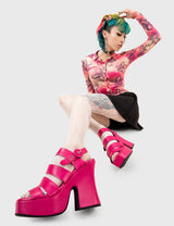 Lamoda Not A Friend Platform Sandals, view 2