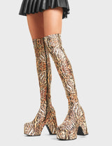 Lamoda Not Your Worry Thigh High Boots, view 2