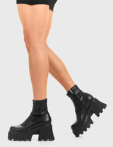 Lamoda Notorious Chunky Platform Ankle Boots, view 3