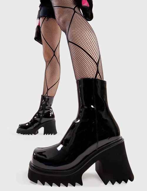Lamoda Old Friend Chunky Platform Ankle Boots