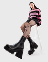 Lamoda Old Friend Chunky Platform Ankle Boots, view 2