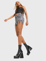 Lamoda Old Me Platform Ankle Boots, view 2