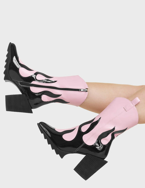 Lamoda On Fire Wester Ankle Boots