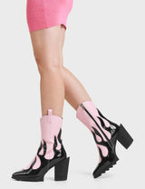 Lamoda On Fire Wester Ankle Boots, view 3