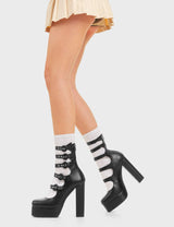 Lamoda On Hold Platform Heels, view 3
