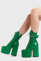 Lamoda One Shot Platform Ankle Boots, view 2