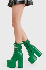 Lamoda One Shot Platform Ankle Boots, view 4