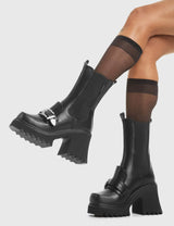Lamoda Outlander Chunky Platform Ankle Boots, view 2