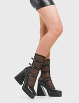 Lamoda Patchboard Platform Heels, view 2