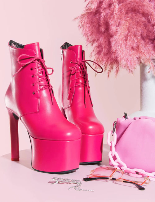 Lamoda Prom Queen Platform Ankle Boots