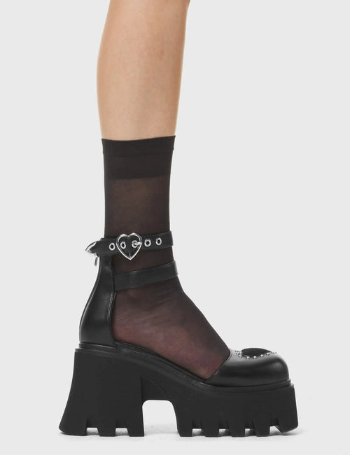 Lamoda Quiet Down Chunky Platform Chunky Creeper Shoes