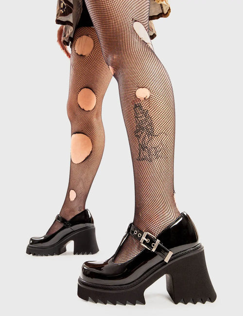 Lamoda Quiet Storm Chunky Mary Jane Shoes
