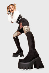 Lamoda Ready Chunky Platform Knee High Boots, view 2