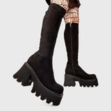 Lamoda Ready Chunky Platform Knee High Boots, view 4