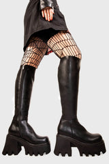 Lamoda Ready Chunky Platform Knee High Boots, view 3
