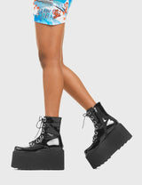 Lamoda Renegade Chunky Platform Ankle Boots, view 3