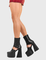Lamoda Ring Me Platform Ankle Boots, view 3