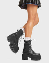 Lamoda Rocket Chunky Platform Ankle Boots, view 2