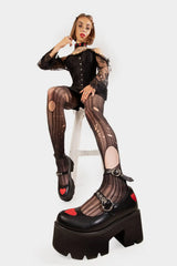 Lamoda Rosey Love Chunky Mary Jane Shoes, view 5