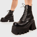 Lamoda Run To You Chunky Platform Ankle Boots, view 4