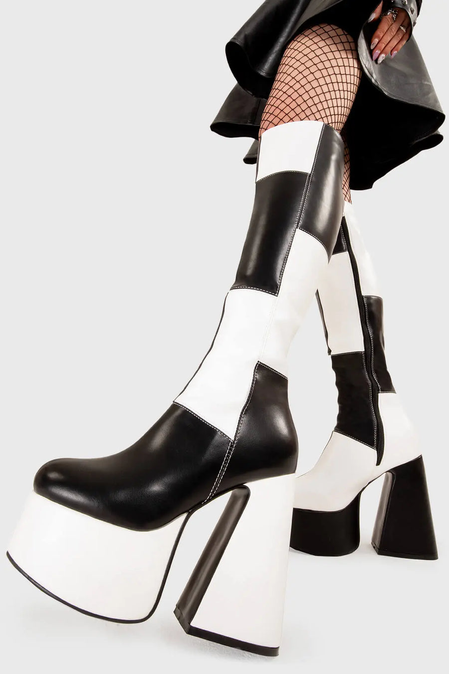 Lamoda Runway Platform Knee High Boots