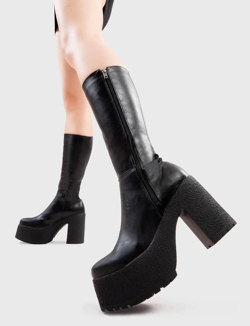 Lamoda Salt Platform Calf Boots