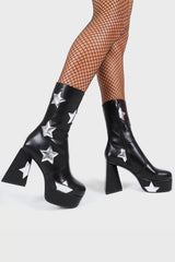 Lamoda Seeking Stars Platform Ankle Boots, view 3