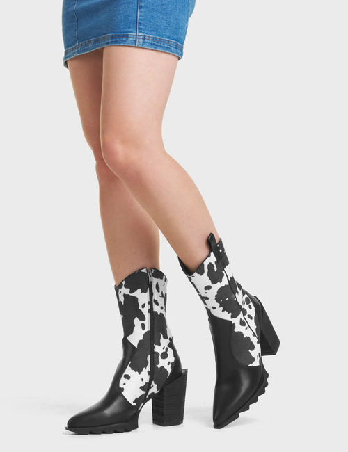 Lamoda Seen Before Western Ankle Boots
