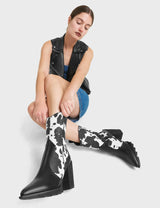 Lamoda Seen Before Western Ankle Boots, view 2