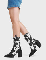 Lamoda Seen Before Western Ankle Boots, view 3