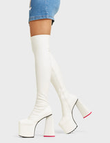 Lamoda Separate Platform Thigh High Boots, view 3