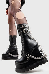 Lamoda She's Dangerous Chunky Platform Ankle Boots, view 2