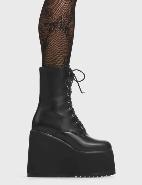 Lamoda Shimmer Platform Heels