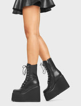 Lamoda Shimmer Platform Heels, view 2