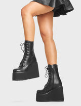 Lamoda Shimmer Platform Heels, view 3