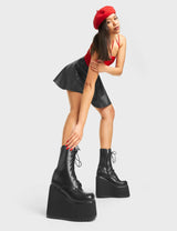 Lamoda Shimmer Platform Heels, view 4