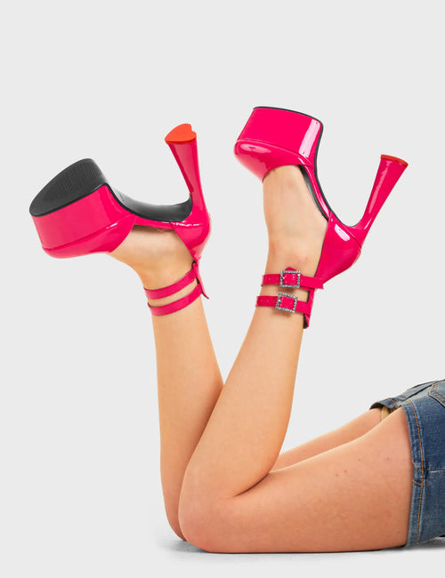 Lamoda Shine On Platform Heels