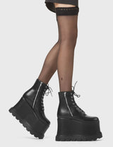 Lamoda Shot In The Dark Chunky Creeper Sandals, view 4