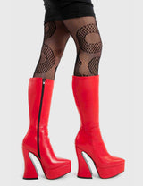 Lamoda Sketchy Platform Calf Boots, view 3