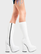 Lamoda Sketchy Platform Calf Boots, view 4