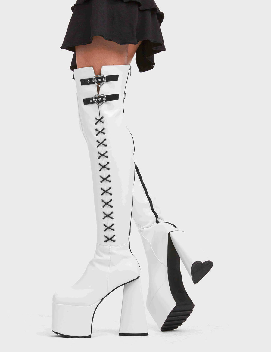 Lamoda Small Victories Platform Thigh High Boots