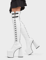 Lamoda Small Victories Platform Thigh High Boots, view 3