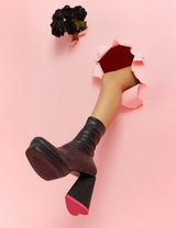 Lamoda So Chic Platform Ankle Boots, view 3