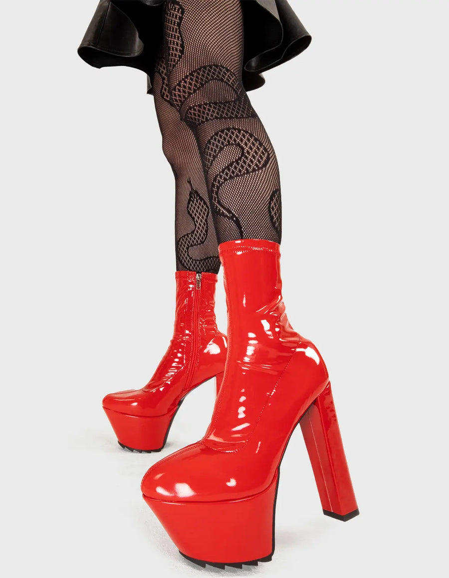 Lamoda So Sleek Platform Ankle Boots