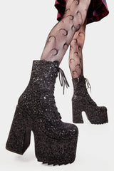 Lamoda Spotlight Chunky Platform Ankle Boots, view 2