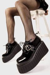 Lamoda Stick To It Chunky Platform Creeper Shoes, view 2
