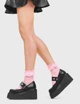 Lamoda Survivor Chunky Platform Creeper Shoes, view 3