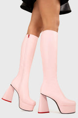 Lamoda Sweet Talker Platform Knee High Boots, view 5